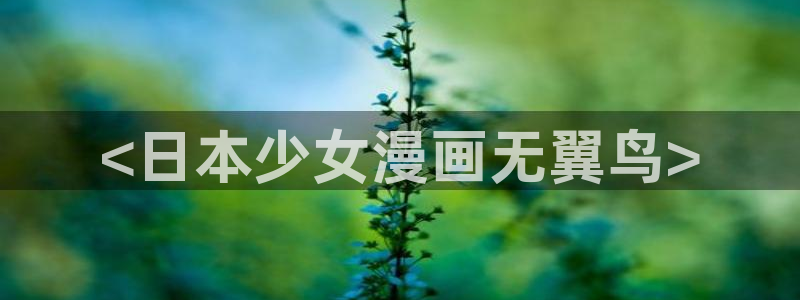 ww.喵趣top：<日本少女漫画无翼鸟>