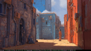 C4D工程--国外大神octane科幻未来模型 宇航员 机器人 废墟场景-CG中心网